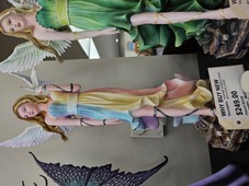 Figurine Rainbow Angel With Dove Large