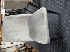 Dining Chair Stellini Grey Velvet