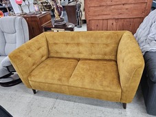 Fidenza Gold 2 Seater Couch