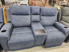 2 Seater Electric Couch Blue