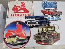 Tin Wall Car Signs