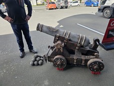 Resin Imitation Cannon 1.3 Metres Long